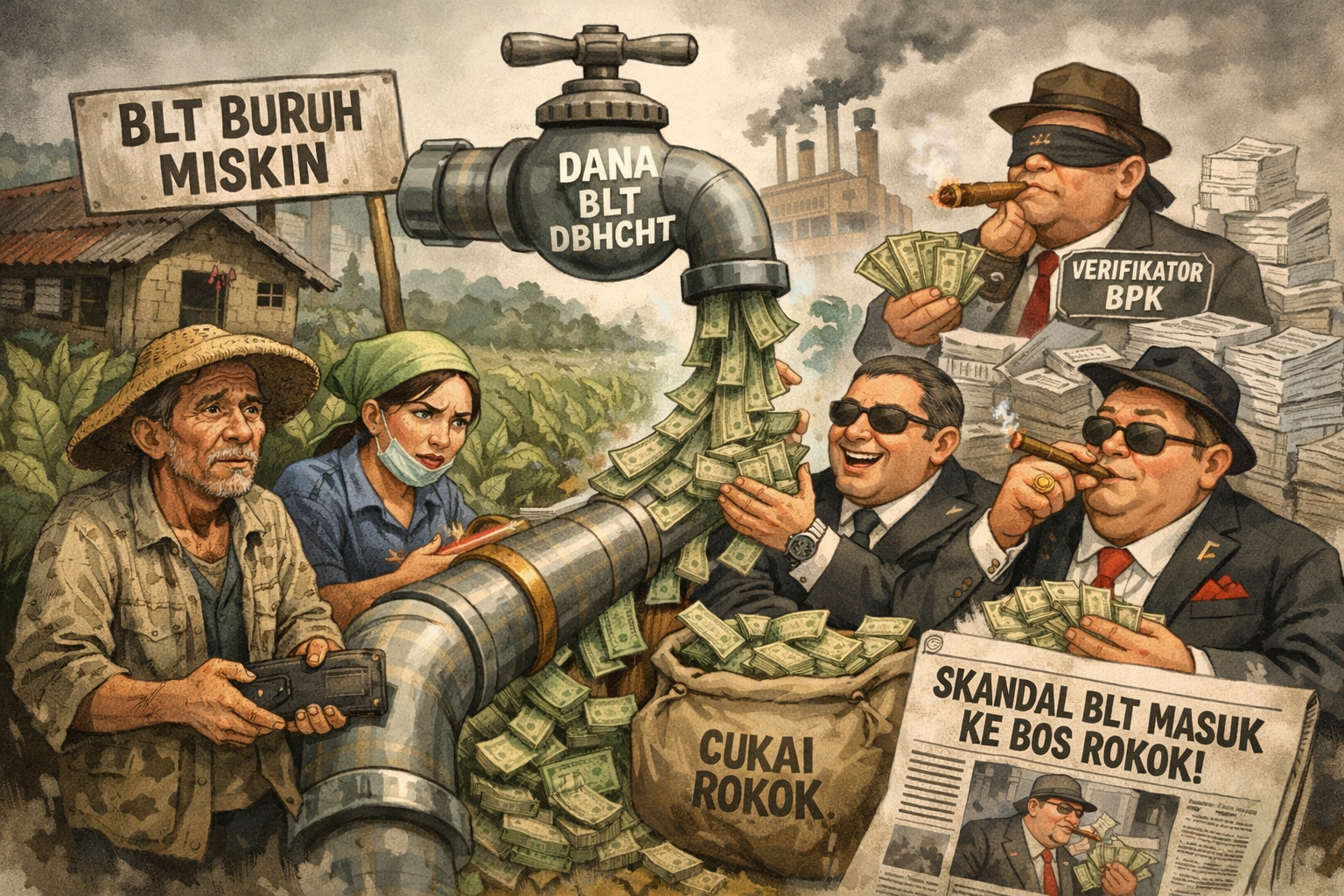 Laskar Prabowo 08 Desak Usut Tuntas BLT DBHCHT yang Mengalir ke Elite Rokok