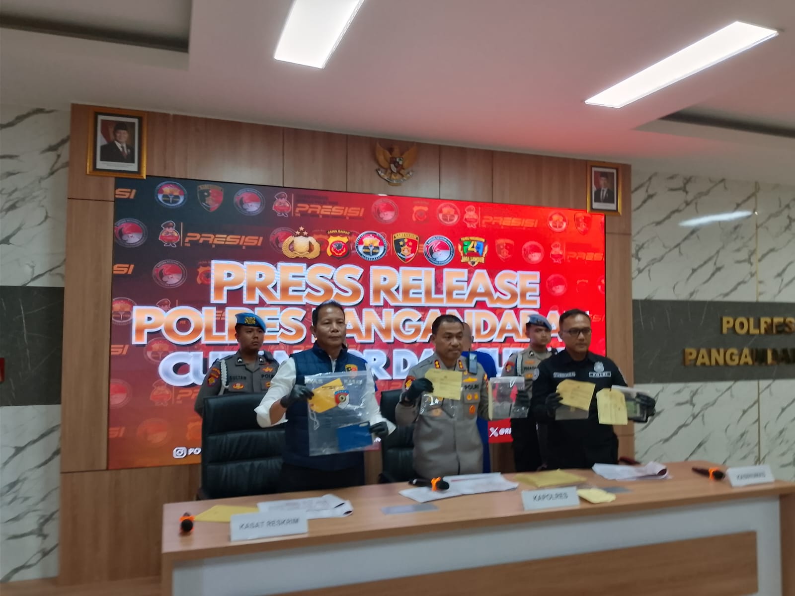 Satreskrim Polres Pangandaran Tangkap Buronan Curanmor di Tasikmalaya