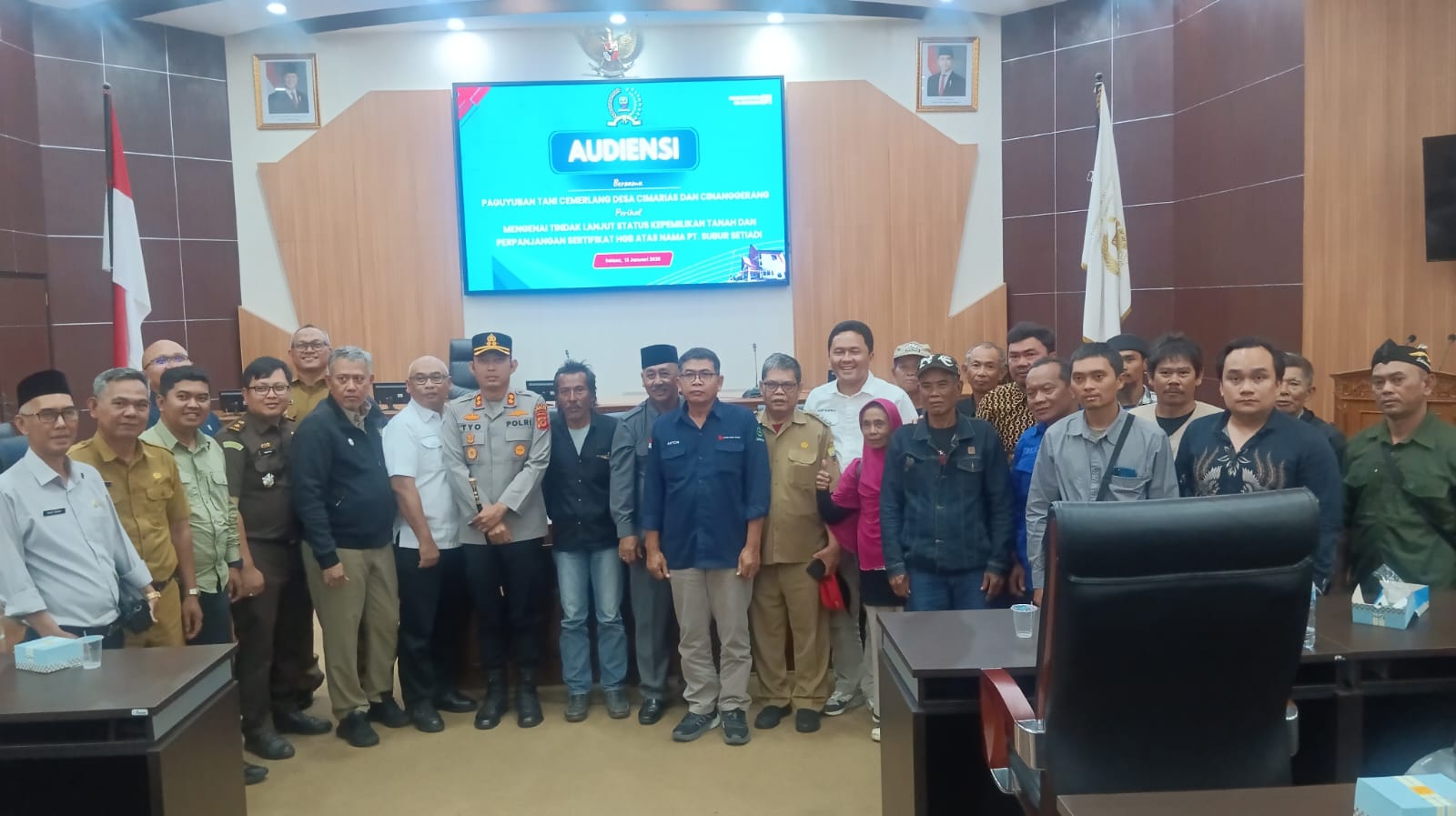 Tegaskan Jaga Konduktivitas, DPRD Sumedang Terima Aspirasi Paguyuban Tani 