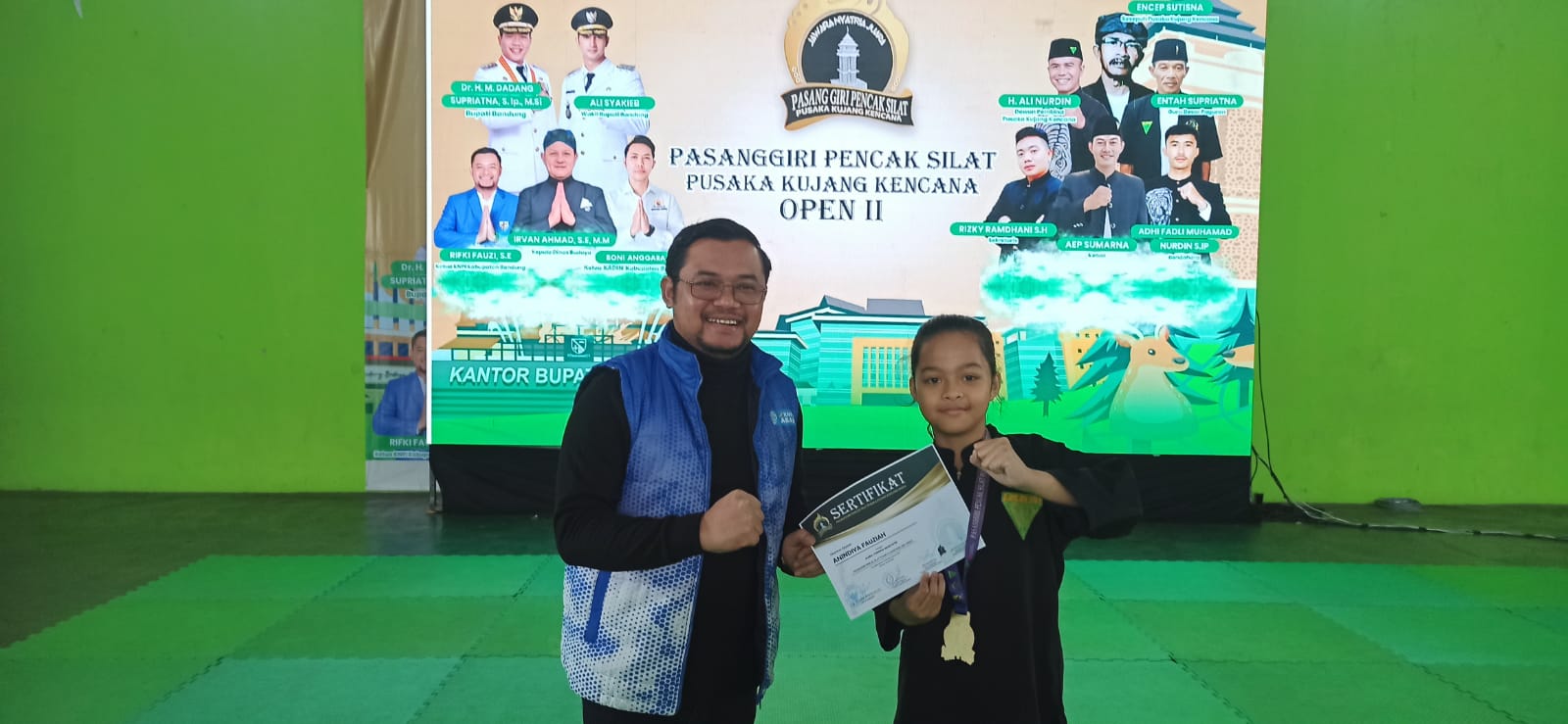 Rifki Dorong Generasi Muda Lestarikan Pencak Silat Lewat Pasanggiri Pusaka Kujang Kencana