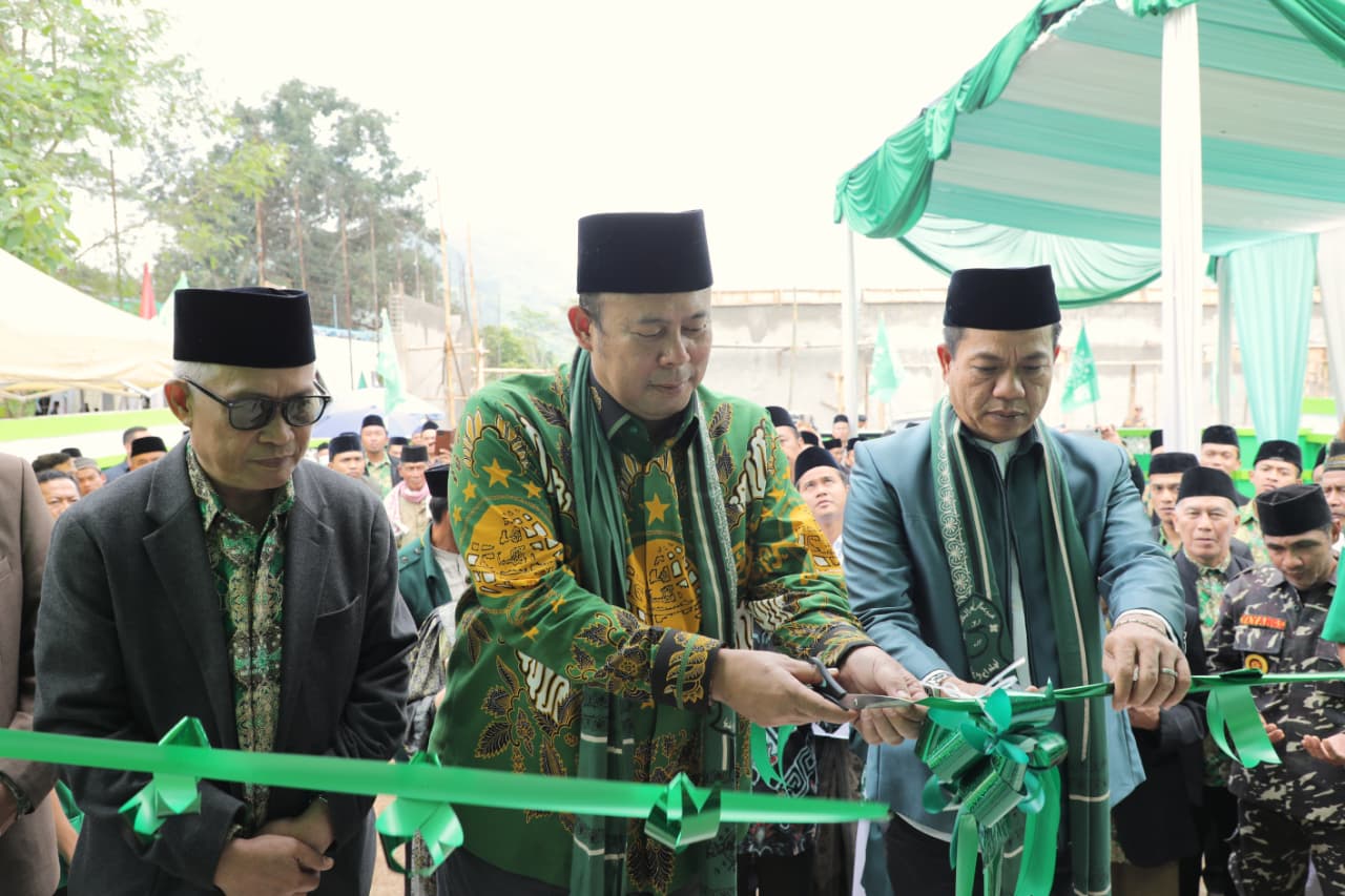 Kantor MWC NU Arjasari Diresmikan, Bupati Bandung Sampaikan Terima Kasih kepada Wakil Ketua DPR RI