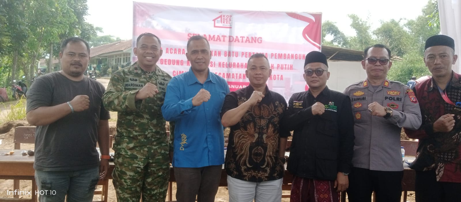 Peletakan Batu Pertama Pembangunan KDKMP Cimuncang Garut Kota