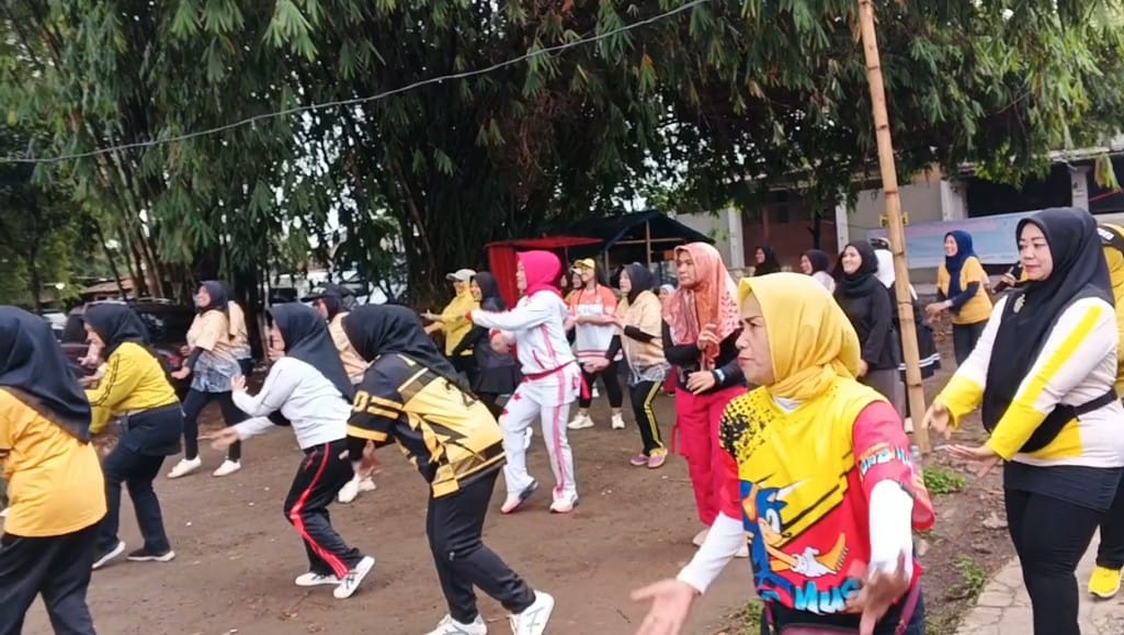 Senam Bedas Meriahkan HPN di Kabupaten Bandung