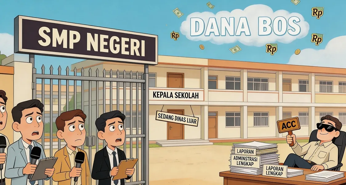 Klasik, Beberapa Kepsek Tak Pernah Ada, Diduga Pengawas Sekolah Kecolongan