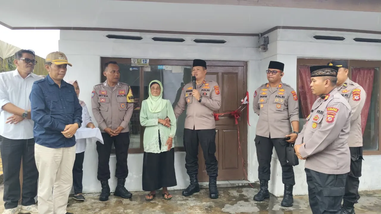 Wujud Kepedulian BAZNas Bersama Polres Sumedang, Resmikan Rutilahu di Tanjungkerta 
