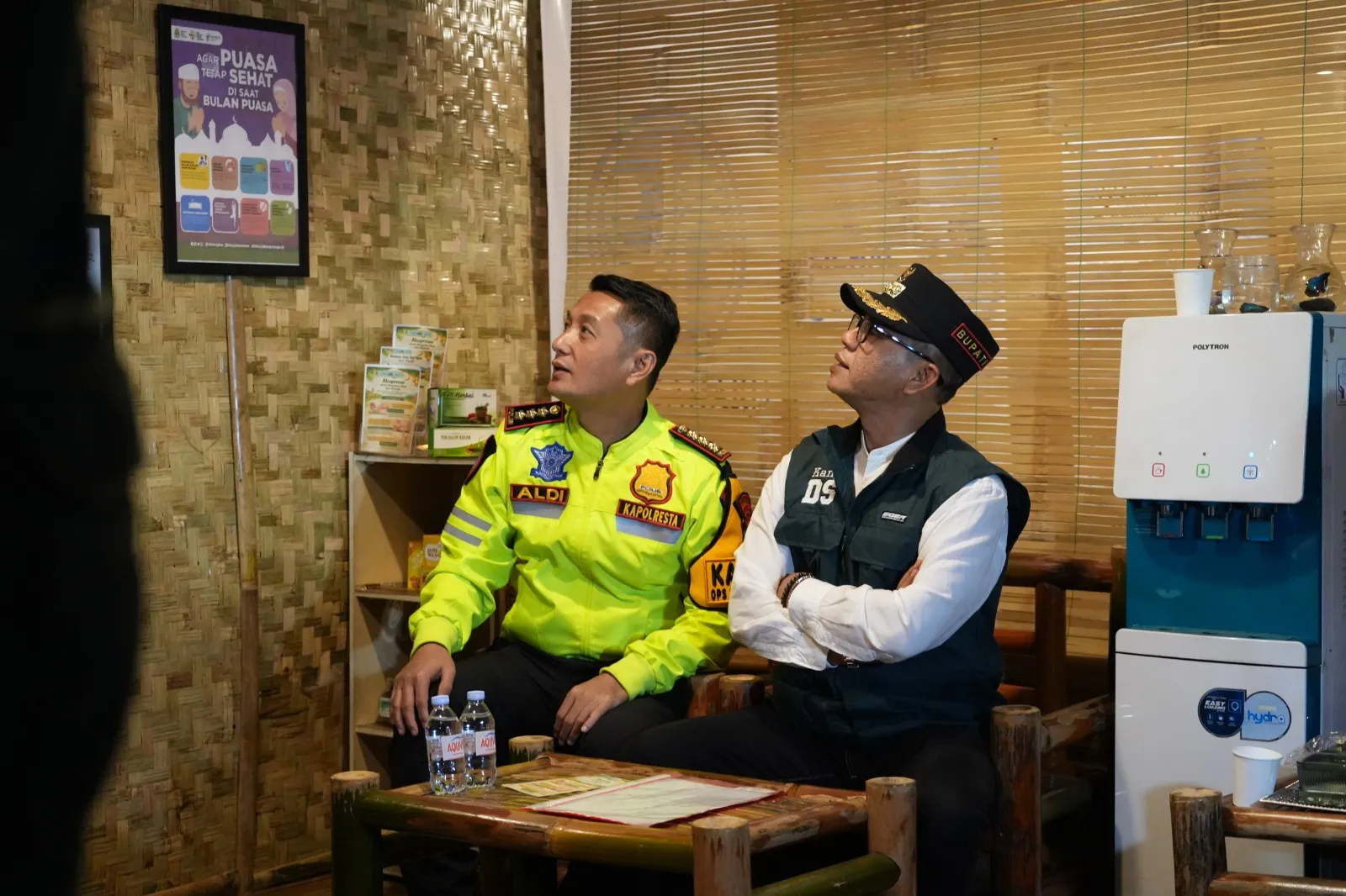 Kang DS Apresiasi Pos PAM Lembur Kaheman Polresta Bandung, Pengamanan Mudik Dipastikan Maksimal