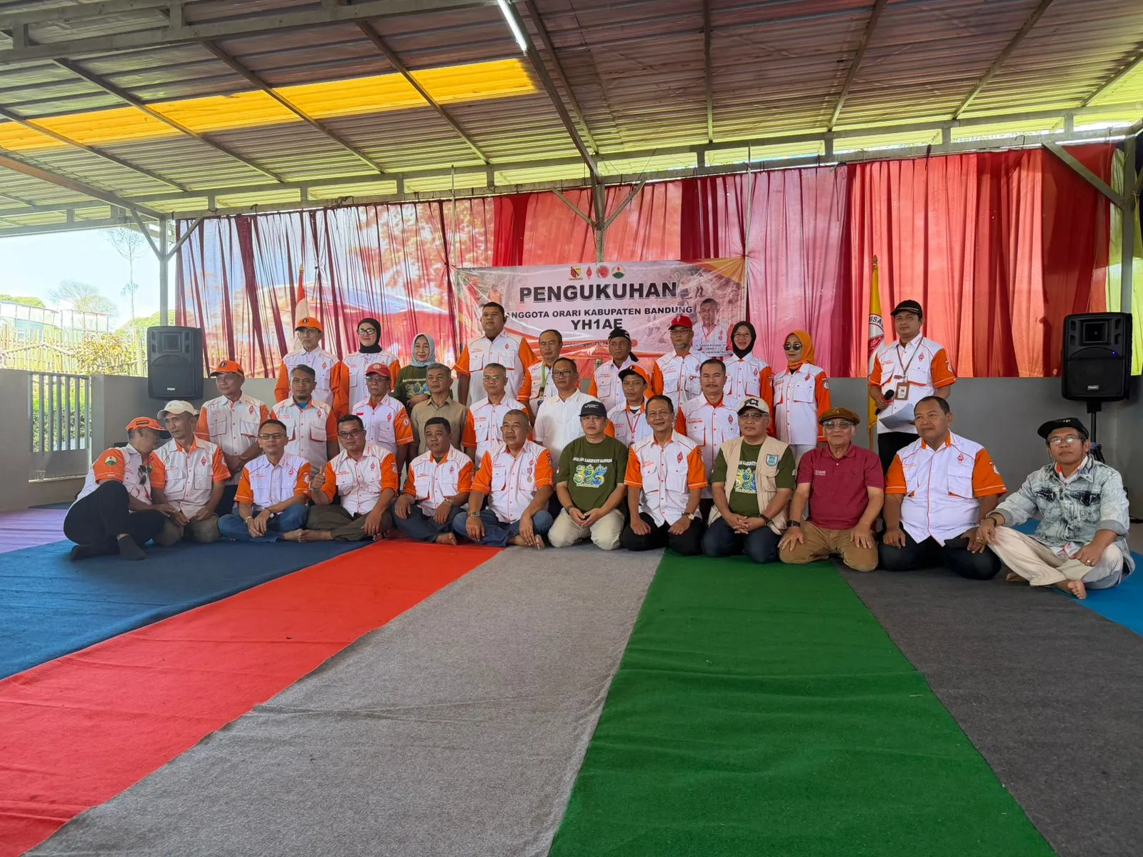 Pengukuhan Anggota Baru ORARI Lokal Kab. Bandung, Digelar di Sekolah Alam SMP. PCI
