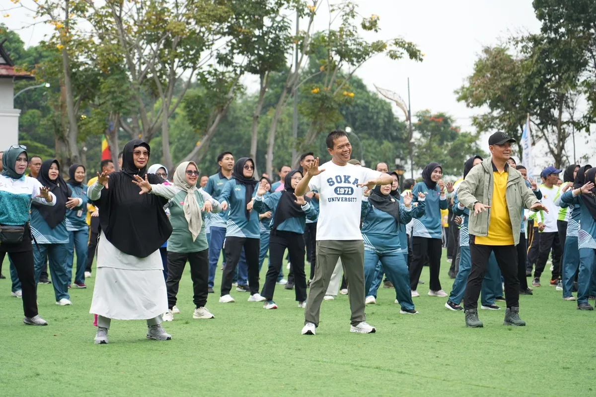 KDS Olahraga Bareng FORKOPIMDA dan Warga, Semarakkan Hari K3 Sedunia