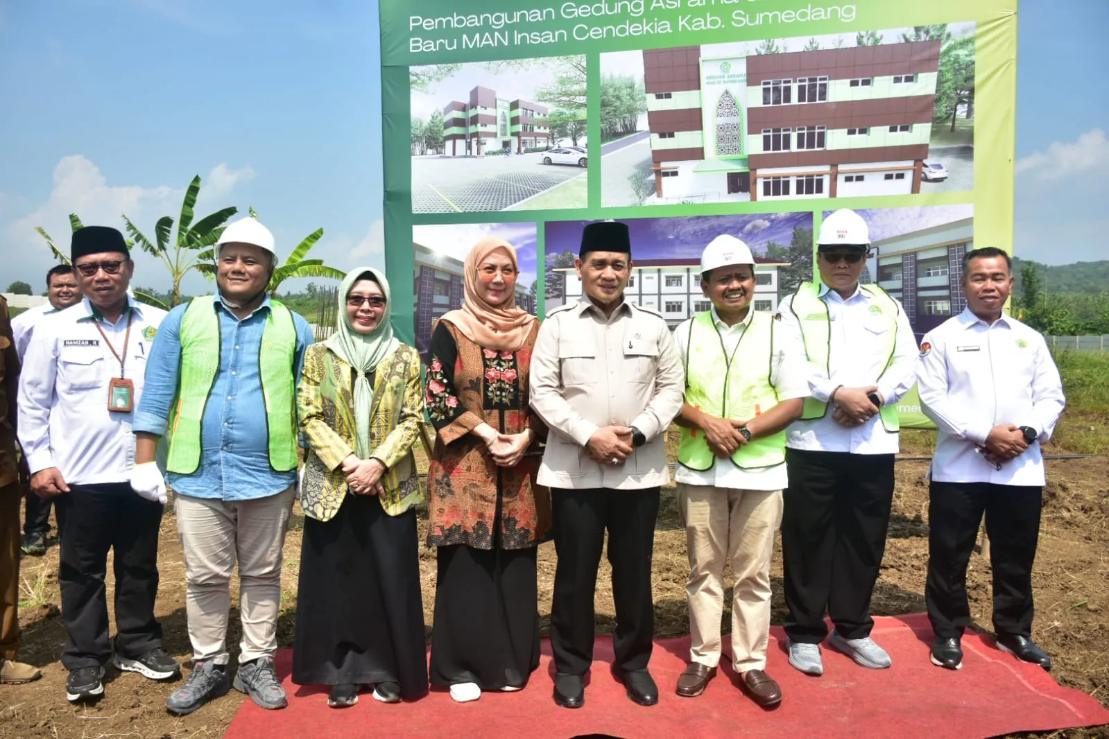 Pertama di Jawa Barat, Ground Breaking MAN IC Sumedang Dimulai