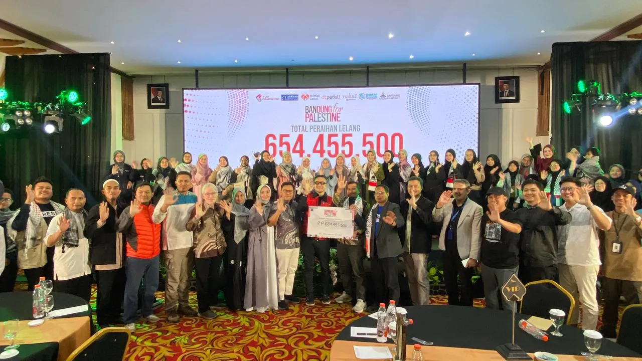 Aksi Solidaritas di Bandung untuk Palestina Berhasil Himpun Rp604 Juta