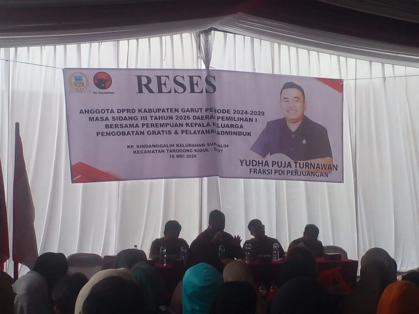 Legisltor PDIP Garut Lakukan Reses Di Sukagalih Tarogong Kidul