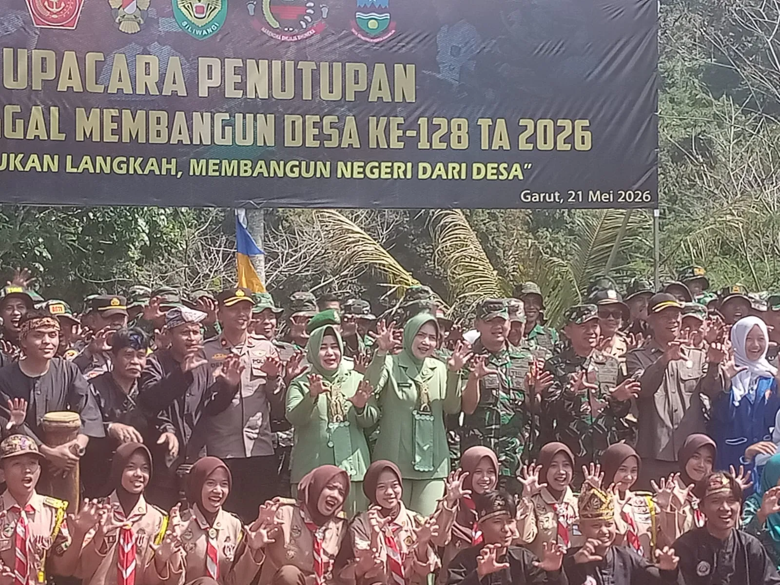 Danrem 062/Tarumanagara Resmi Tutup TMMD Ke-128 Kodim 0611/Garut