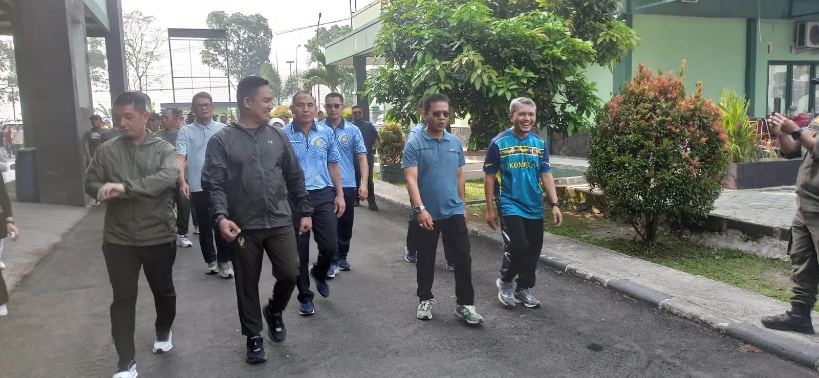 Olahraga Bersama Forkopimda dan Kodim 0624, KDS Tegaskan Pentingnya Soliditas untuk Kabupaten Bandung Bedas