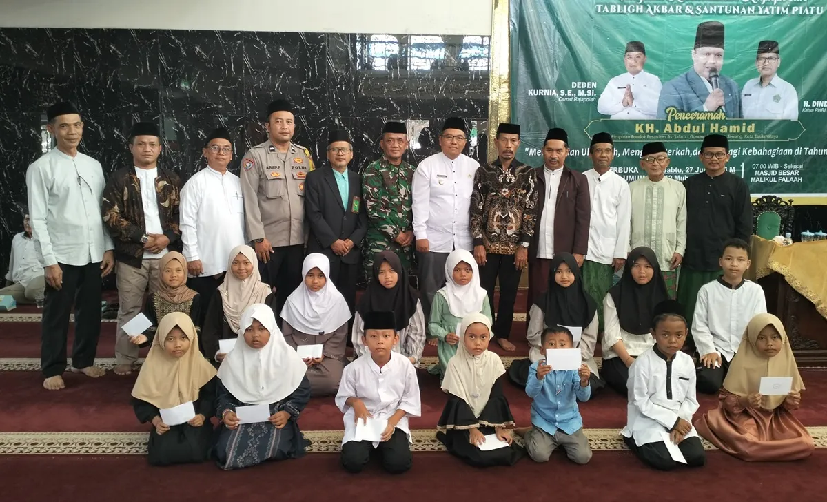 Gebyar Muharram 1448 H Rajapolah, 360 Anak Yatim Terima Santunan