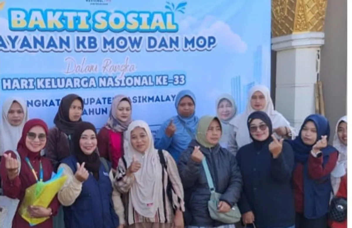 Peringati Harganas ke-33, Dinsos PPKB P3A Tasikmalaya Gelar Bakti Sosial Pelayanan KB MOW dan MOP
