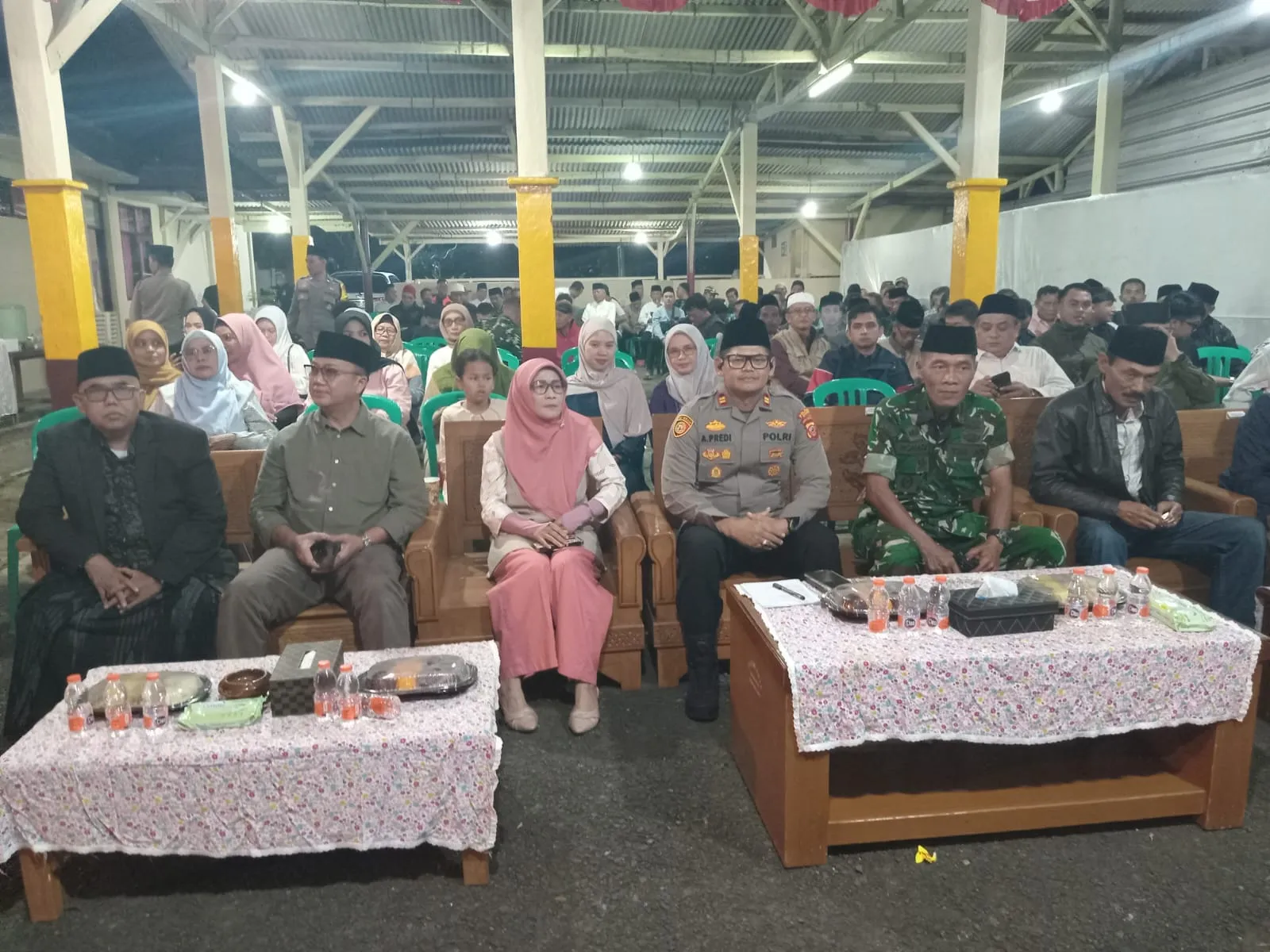 Doa Bersama Hari Bhayangkara ke-80, Kapolsek Cihaurbeuti Tekankan Pentingnya Kebersamaan Menjaga Keamanan