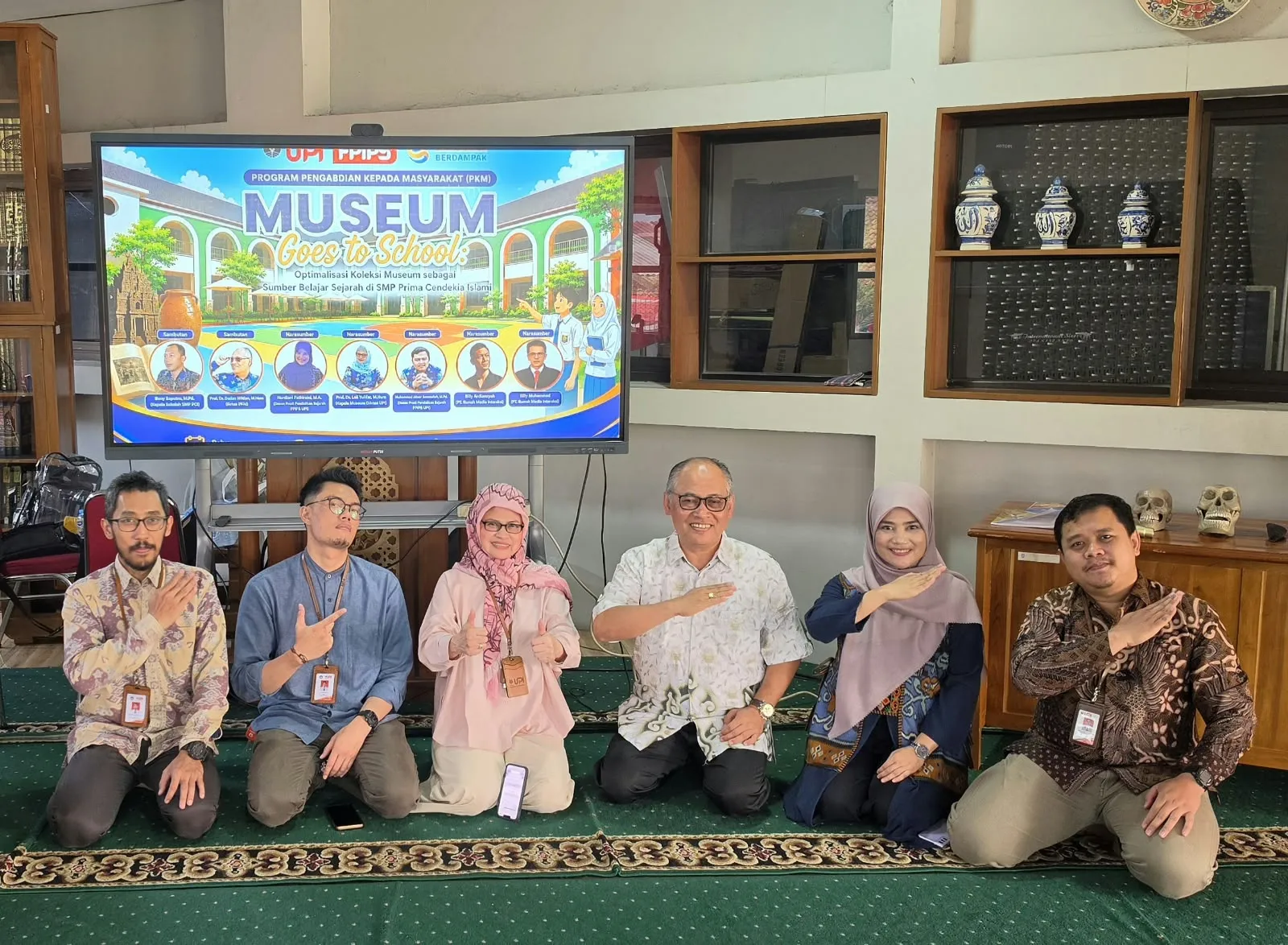 Museum Pendidikan Nasional UPI Bawa Koleksi Sejarah ke SMP Prima Cendekia Islami