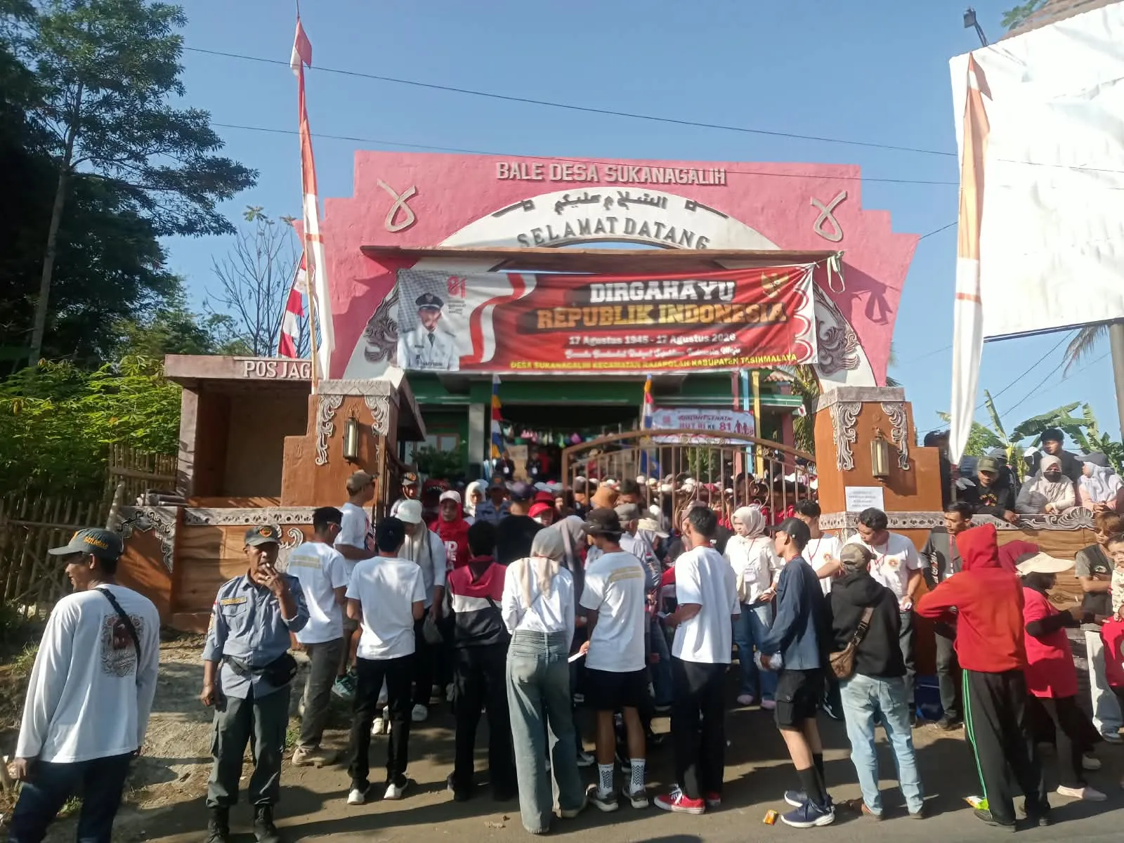 Gerak Jalan Sehat Meriahkan HUT RI ke-81 di Desa Sukanagalih, Diikuti Sekitar 2.000 Peserta
