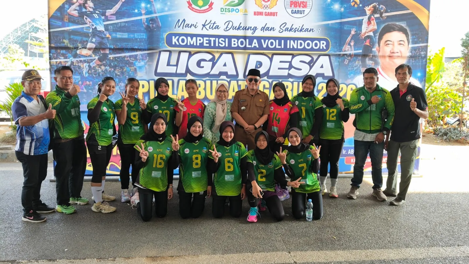 Babak 16 Besar Sudah Menanti Tim Bola Voli Putri Kecamatan Karangpawitan