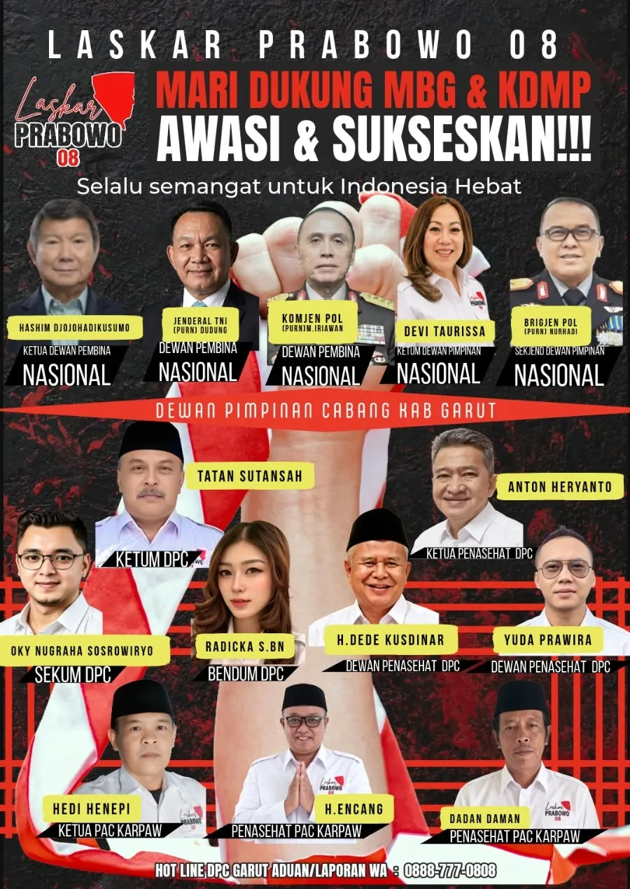 Laskar Prabowo 08  Akan Somasi Akun An Fujianty dan Media , Jaga Kehormatan Dewan Penasehat PAC Karangpawitan