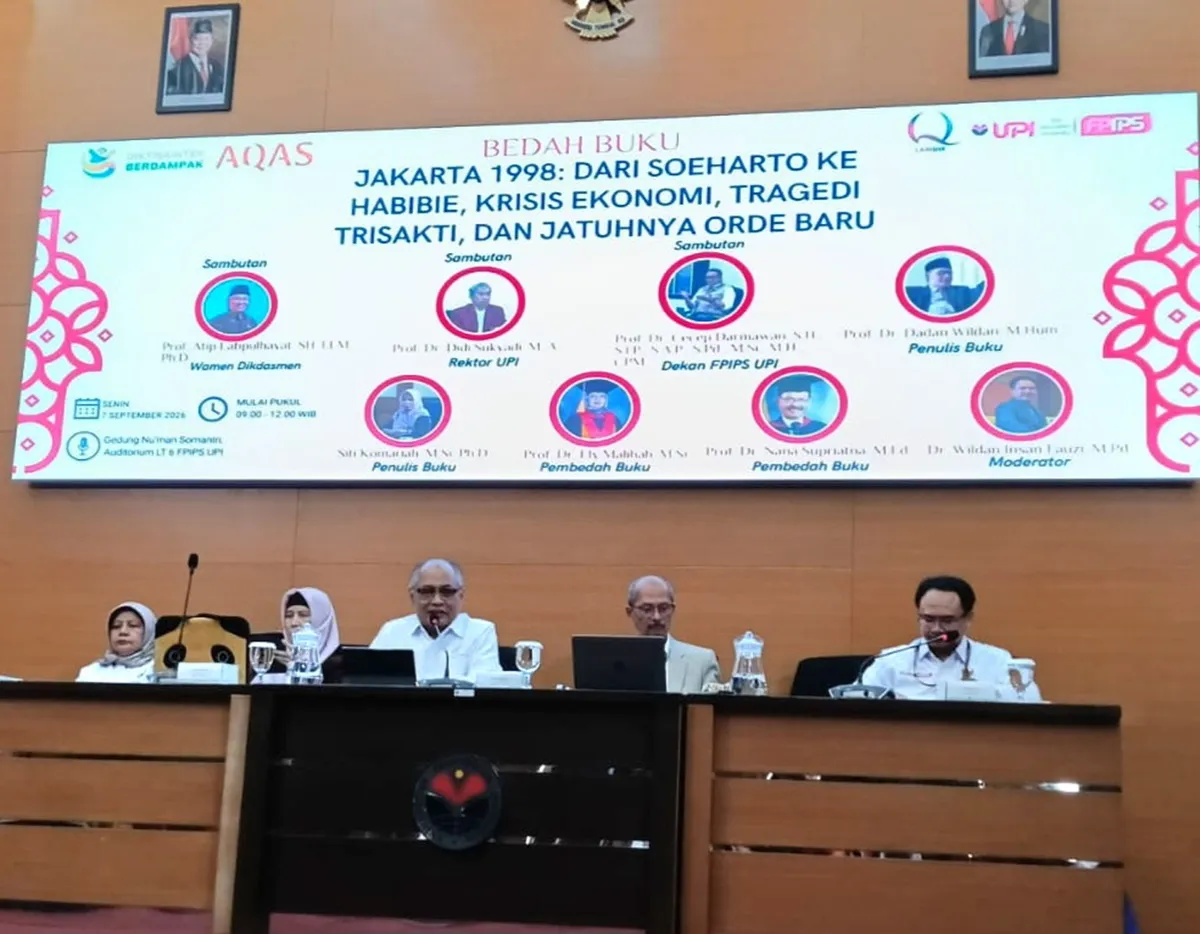 FPIPS UPI Gelar Bedah Buku “Jakarta 1998”, Dalami Sejarah Reformasi