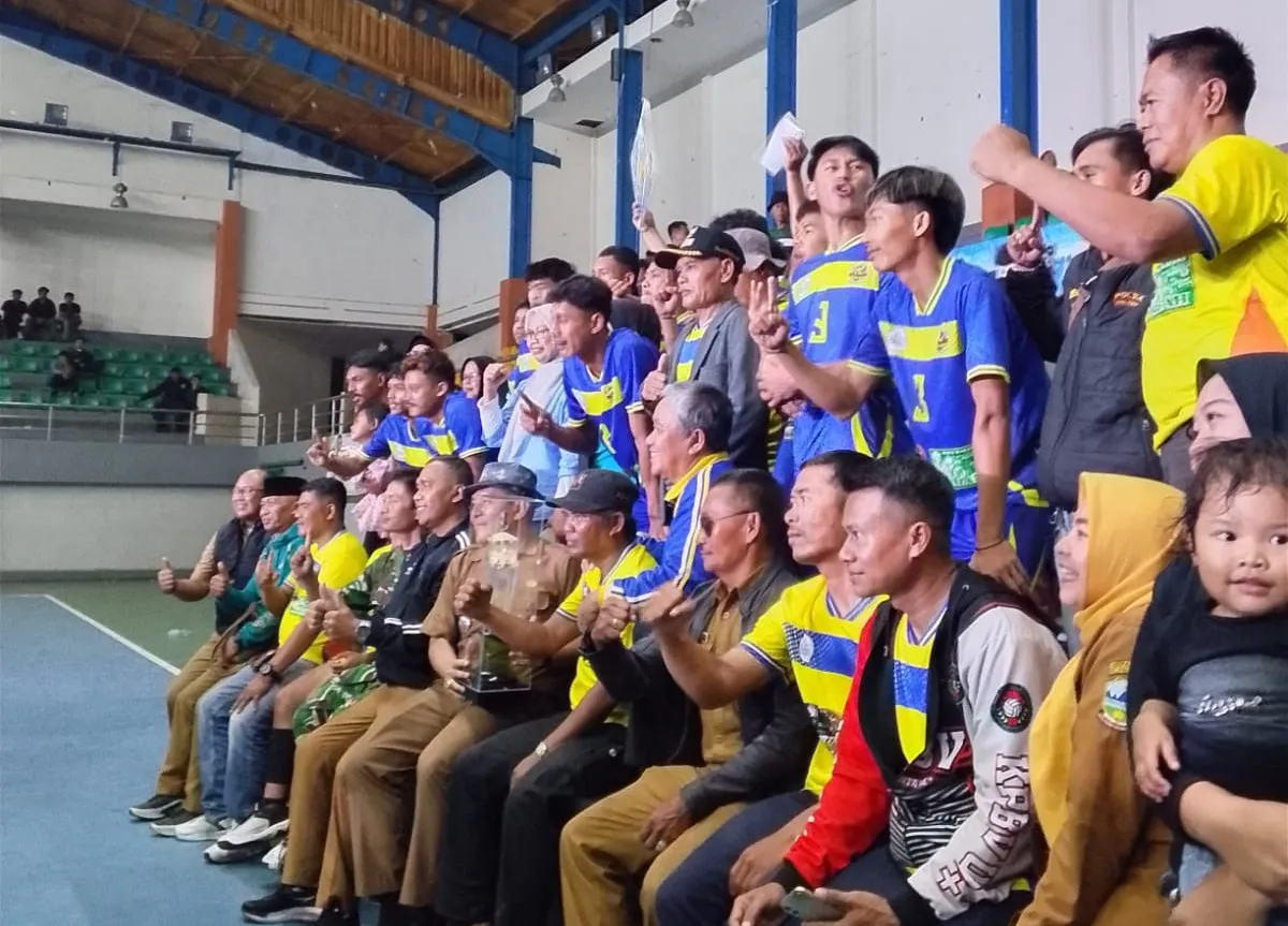 Tim Voli Lebakagung Juara Liga Desa Garut 2026, DPK APDESI Karangpawitan Apresiasi Perjuangan Tim