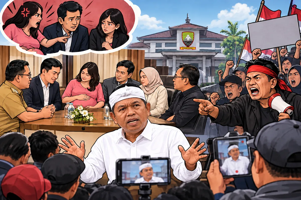KDM Klaim Kasus Wabup Sumedang Selesai Kekeluargaan, Tapi....Begini Sikap Aliansi Peduli Sumedang 