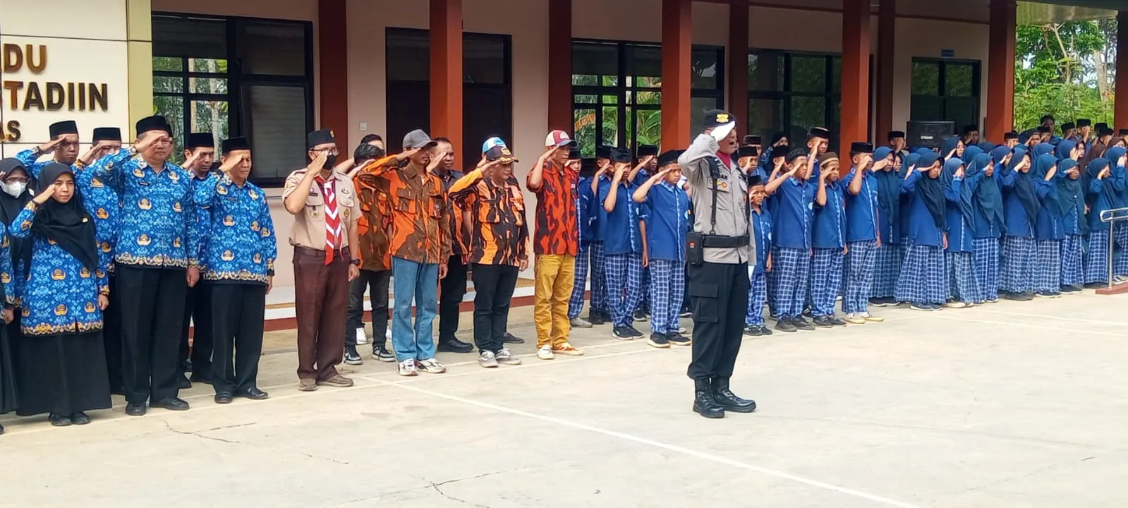 Peringati Hari Kesaktian Pancasila, Kecamatan Cihaurbeuti Ajak Masyarakat Perkuat Gotong Royong