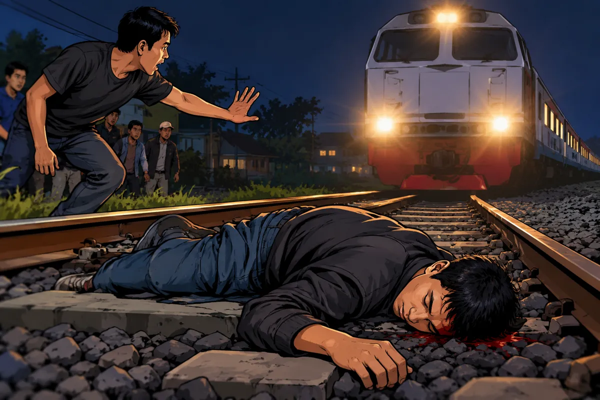 Pemuda 26 Tahun Tewas Terlindas Kereta Api di Garut, Sempat Diperingatkan Saksi