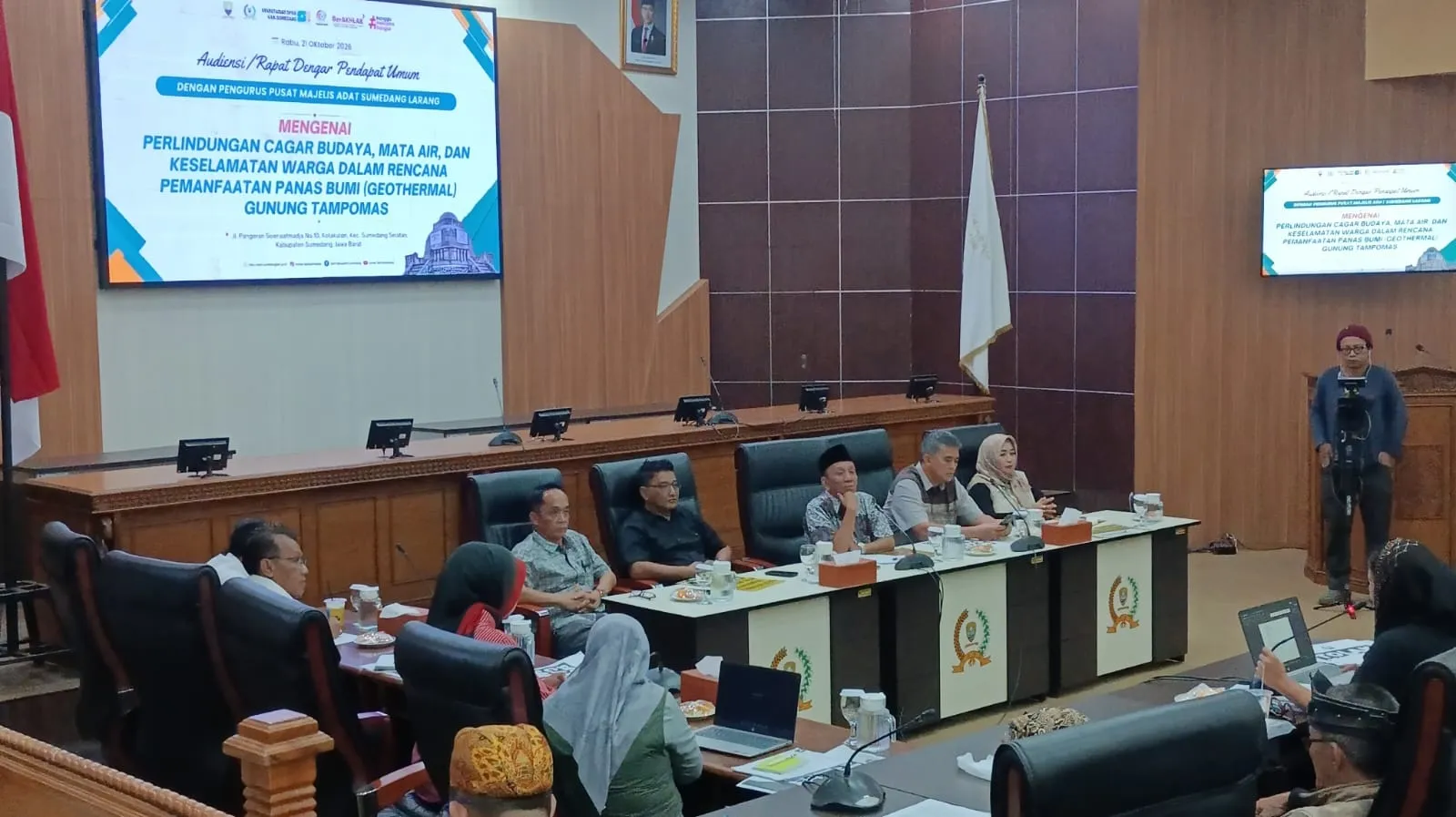 Gelar RDPU Bareng DPRD Sumedang, Majelis Adat Sumedang Larang Tolak Geotermal 