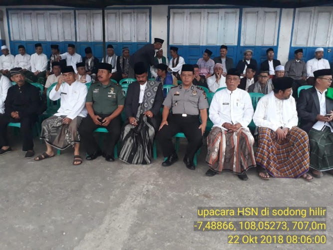 Puncak Hari Santri Nasional, Sekmat Sodonghilir Ajak Tebarkan Kedamaian