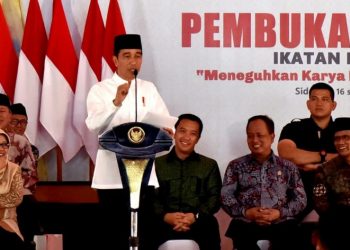 Presiden Jokowi Hadiri Pembukaan Muktamar XXI IPM