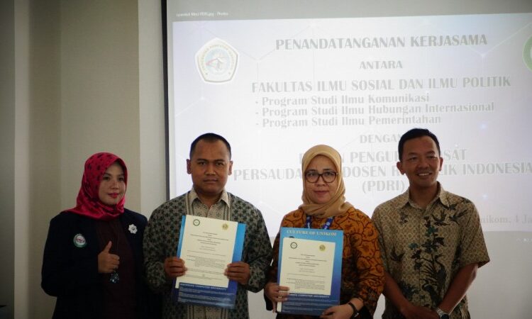 PDRI Tandatangani Nota Kesepahaman dengan UNIKOM