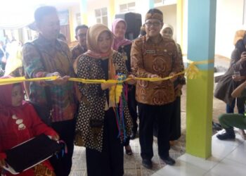 Hj. Kurnia Agustina Launching PAUD Percontohan