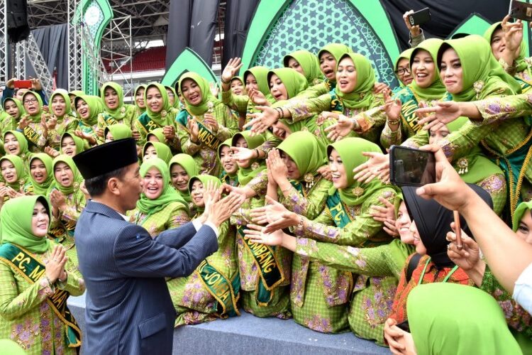 Presiden Jokowi Hadiri Peringatan Harlah Ke-73 Muslimat NU di GBK