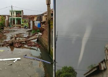 Rancaekek Diterjang Angin Puting Beliung