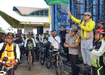 Bupati dan Kapolres Lepas Silaturrahim 300 Gowesers Persis