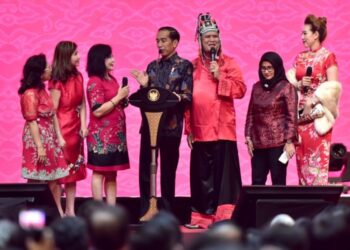 Hadir di Acara Imlek, Presiden Ingatkan Jaga Persatuan dan Kerukunan