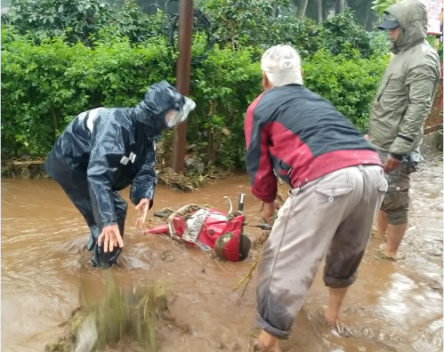 Kades Margamukti Bantah di Wilayahnya Terjadi Banjir Bandang