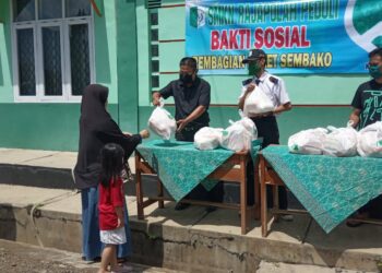 SMKN Rajapolah Baksos Dampak Wabah Virus Covid-19