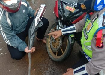 Jangan Coba – Coba Knalpot Bising Melintas di Wilayah Hukum Polresta Bandung
