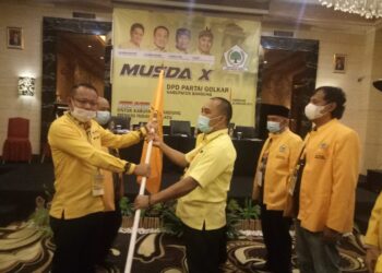 Sugianto Duduki Kursi Ketua DPD Periode 2021-2026, Setelah Terpilih Dalam Musda X Partai Golkar