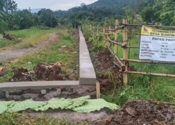 Warga Bumiwangi Patut Lega, Proyek Bangub dan Raksa Desa Akhirnya Rampung