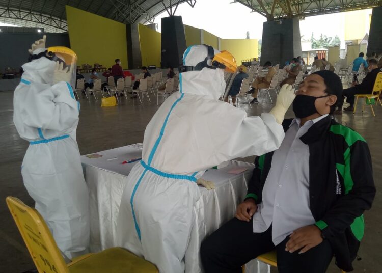 Seribu ASN Pemkab Bandung, TNI, POLRI di Rapid Test Antigen