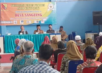 Sosialisasi Persiapan Perdes Tentang PAW Desa Sangiang Rancaekek Dimasa Covid-19
