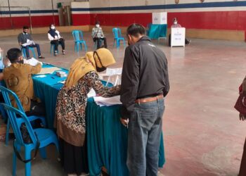 PSU Pilkades Rancaekek Kulon Berjalan Lancar, Disiplin Prokes Covid-19