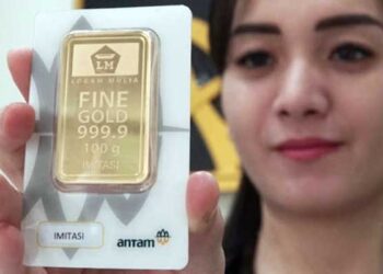 Harga Emas Antam Awal Pekan Ini tak Bergerak