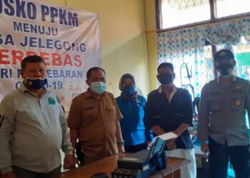 Satgas Covid-19 Polsek Rancaekek Terus Monitoring ke Posko PPKM Desa-Desa