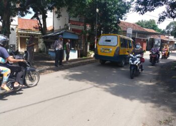 Polsek Ujungjaya Operasi Yustisi Penerapan Perbup No. 5 tahun 2021