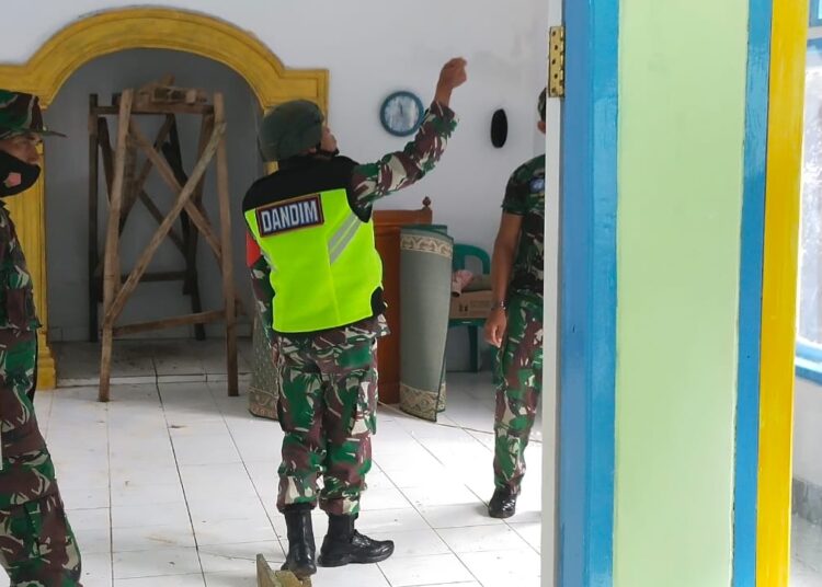 Komandan Kodim 0610/Sumedang Pantau Pembangunan Masjid